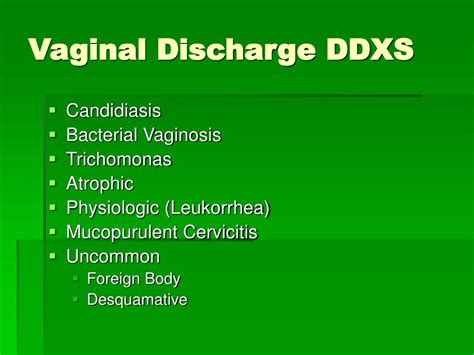 Ppt Infections In Obgyn Vaginitis Stis Powerpoint Presentation