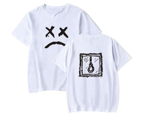 Lil Peep T Shirts Lil Peep Sad Face T Shirt Lil Peep Store