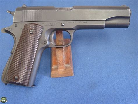 Sold Exceptional Us Ww2 Colt 1911a1 Us Army Service Pistol