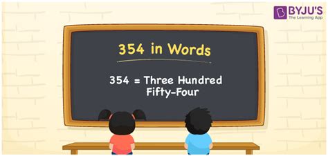 354 In Words 354 Spelling What Is 354 In Words