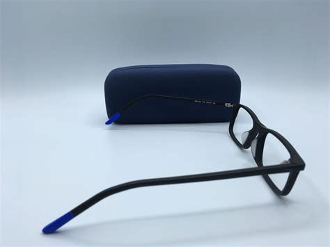 nike 7252 unisex matte black frame rectangular eyeglasses 53mm 886895408820 ebay