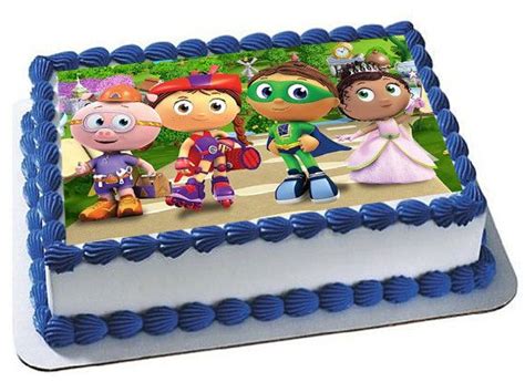 Super Why Cake Topper Super Why Edible Image Super Why Frosting Sheet