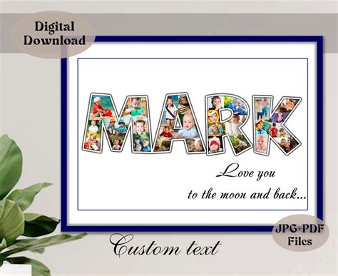 Any Name Photo Collage Personalized Photo Collage T Any Name T