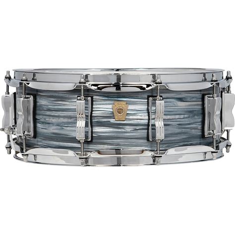 Ludwig Classic Maple Snare Drum 14 X 5 In Vintage Blue Oyster Pearl