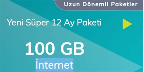 Türk Telekom 12 aylık 100gb 600 faturasız yeni süper paket Kampanya