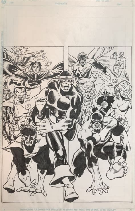 Foom 10 Cover Recreation By Jeff Brennan New X Men Team From Giant
