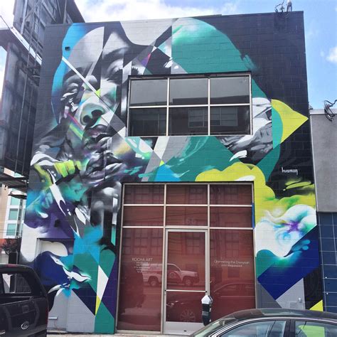 New Hueman Mural San Francisco Street Art — Carlito Quartz Murals