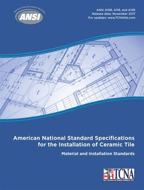 Ansi American National Standard Specifications For Ceramic Tile Lupon