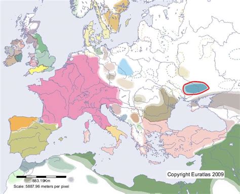 Euratlas Periodis Web Map Of Magyars In Year 800