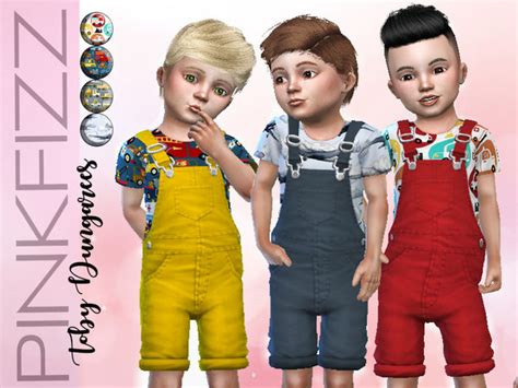 The Sims Resource Toby Dungarees