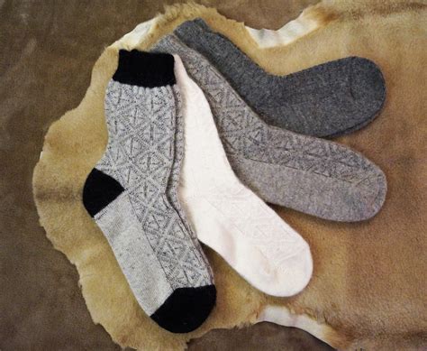 Unisex Thin Wool Socks Undyed 100 Organic Wool Sock Socks Etsy