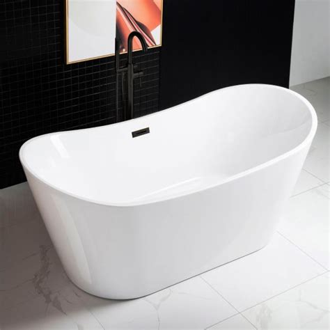 【woodbridge 71 Acrylic Freestanding Bathtub Contemporary Soaking Tub