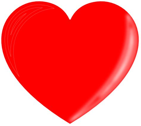 Red Heart 3 Clip Art At Vector Clip Art Online Royalty