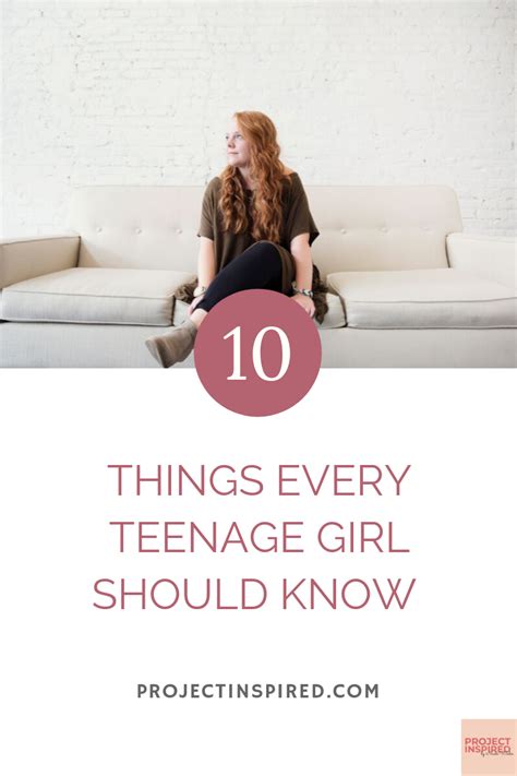 10 Things Every Teenage Girl Should Know Part 1 Teenage Girl Teenager Faith Inspiration