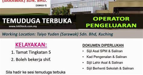 Buat perbandingan dari segi kemahiran, minat dan nilai anda dengan permintaan sesuatu bidang kerjaya dan organisasi. Jawatan Kosong Operator Kilang Di Nilai - Jawat Kos