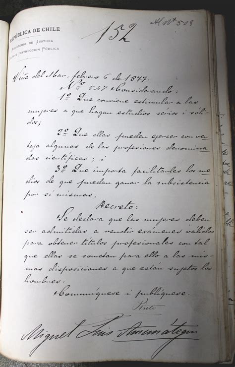 Sale nuevo decreto que regula los caipi. Decreto Amunátegui - WikicharliE