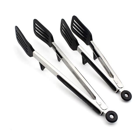 New Arrive Kitchen Premium Silicone Kitchen Tongs Set 9 Inch 12 Inch Tongs Bbq Cooking Tool In