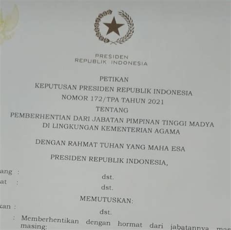 Copot 4 Dirjen Non Islam Permuhi Nilai Menteri Agama Diskriminatif