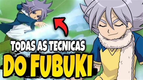 Todas As Tecnicas Do Shirou Fubuki De Super Onze Inazuma Eleven Youtube