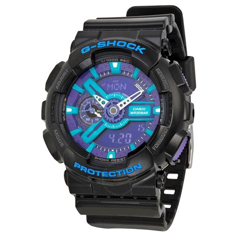 Casio G Shock Limited Edition Blue And Purple Watch Ga 110hc 1a G