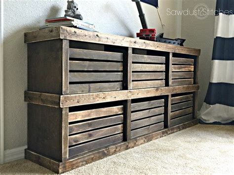 Ana White Pb Inspired Crate Dresser Featuring Sawdust 2 Stitches