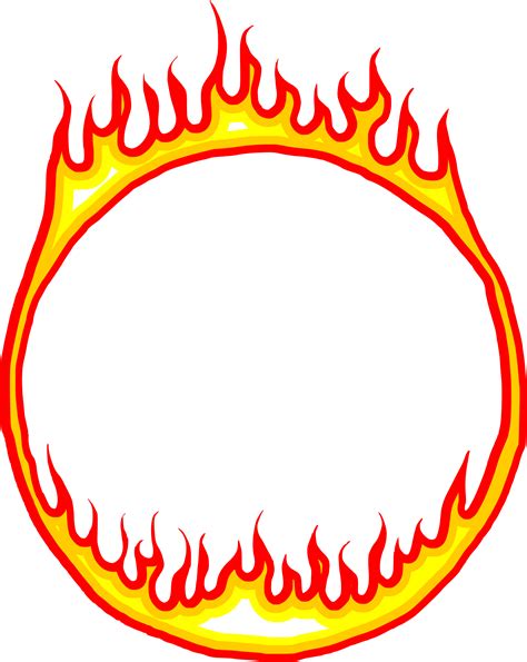 Frame Fire Png Clipart Background Png Play