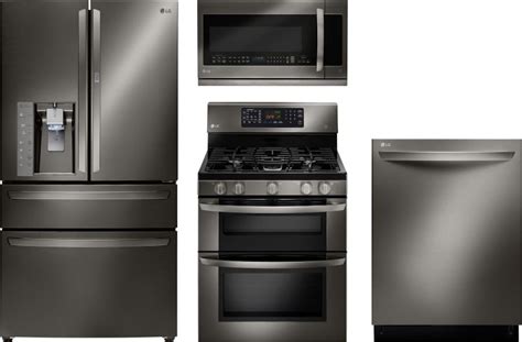 Maybe you would like to learn more about one of these? LG LG4BSFDDO4 LG 4 Piece Kitchen Appliances Package with ...