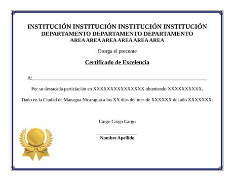 Certificado Excelencia By Williamjmorenor On Deviantart