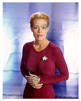 Star Trek Voyager Seven Of Nine Jeri Ryan Glossy X Photo B