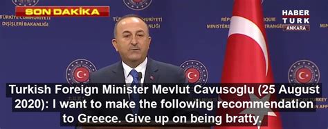 Abdullah Bozkurt On Twitter Turkish Foreign Minister Mevlut Cavusoglu Threatens Greece With
