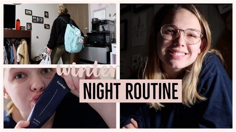 real college night routine youtube