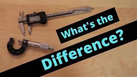 Caliper Vs Micrometer Whats The Difference Youtube