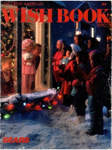 1990 Sears Wish Book Christmas Cover Christmas Books Christmas Catalogs