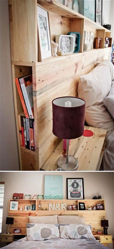 There's a ton of ways to make your wall art actually. 17 Headboard Storage Ideas for Your Bedroom - Amazing DIY ...