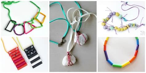 30 Unique Necklace Crafts For Kids Buggy And Buddy