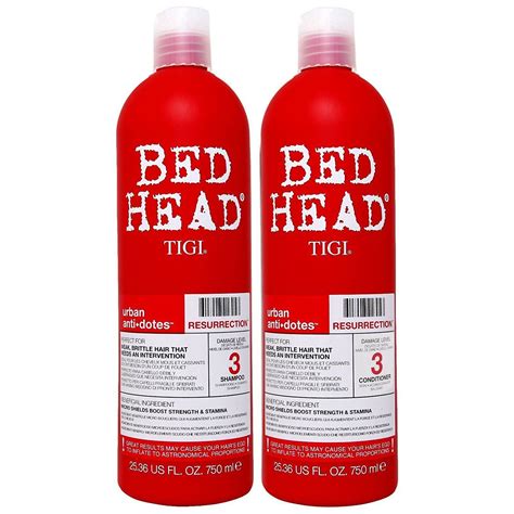 Tigi Bed Head Resurrection Shampoo Conditioner Oz Combo Pack