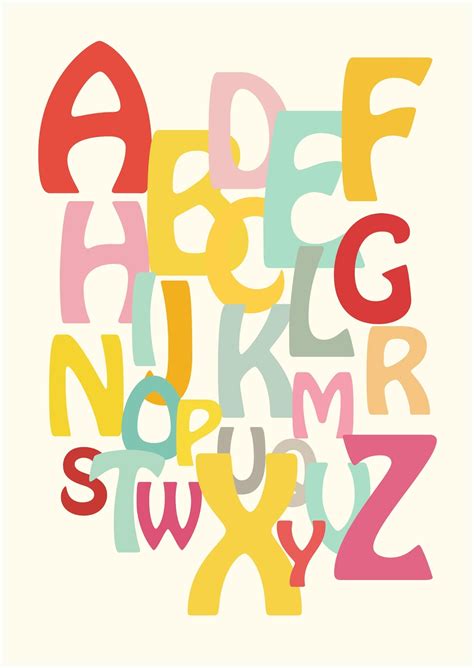 Free Printable Alphabet Poster Printable Printable Word Searches