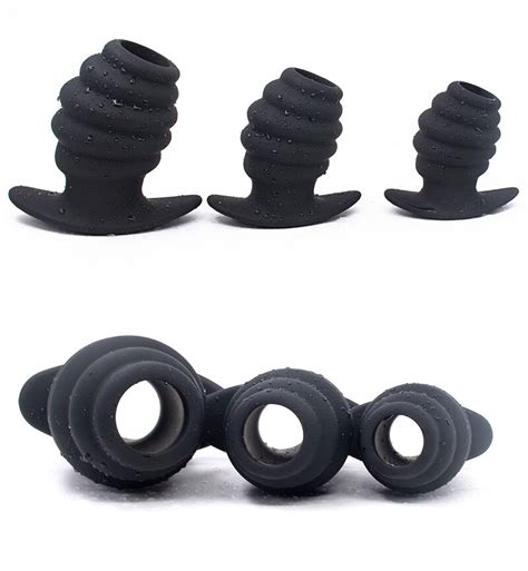 Toys For Adults Hollow Anal Plug Dildo Butt Plug Silicone Vaginal