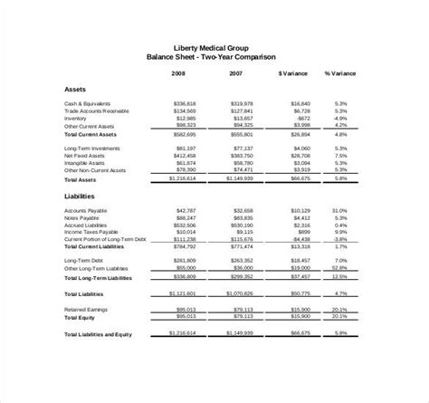 Free Financial Report Templates Ms Word Excel Pdf Formats