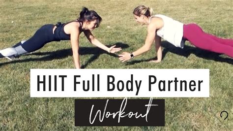 Hiit Workout Outdoor Partner Full Body Workout Surprise In