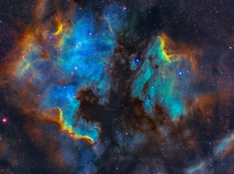 Wallpaper Nebula Stars Space Colorful Glow Hd Widescreen High