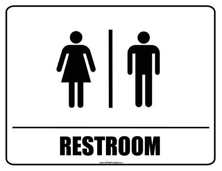 Here's an instant download of this free funny bathroom sign. Restroom Signs - Free Printable | Bathroom printables ...