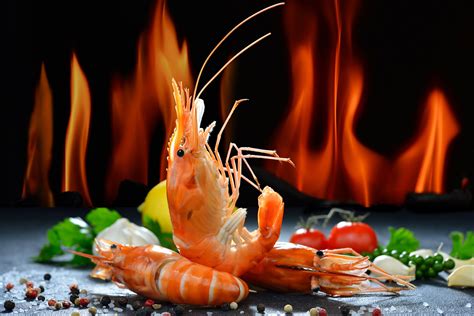 Shrimp Food Wallpaper Hd 42082 Baltana