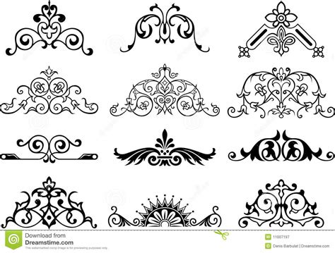 Vector Design Elements Stock Vector Illustration Of Floral 11007197