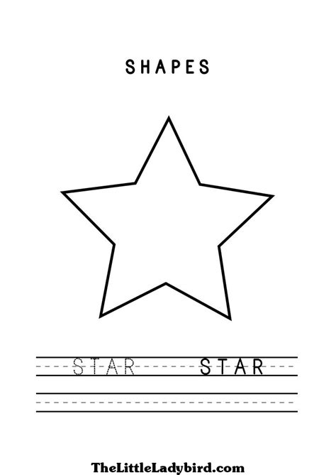 11 Star Worksheets To Color / worksheeto.com