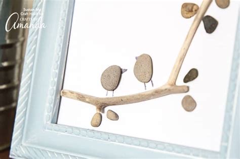 Pebble Art Create Your Own Diy Pebble Art Birds On A Branch