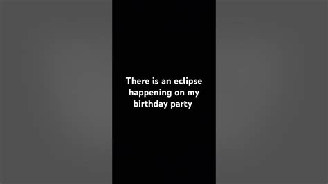 My Birthday Party Youtube