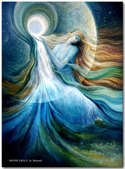 Divine Grace By Mystical Artist Rassouli On Avatar Fine Arts