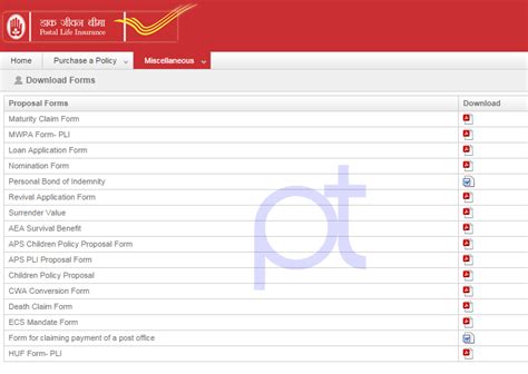 Download New Pli Forms For All Type Of Proposal Po Tools