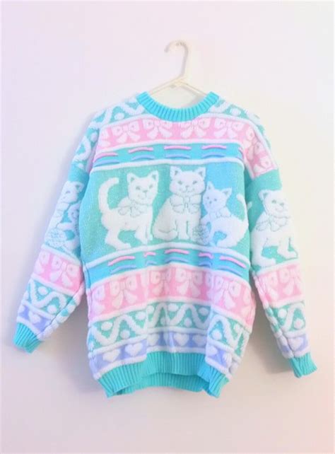 Sweater Kawaii Pastel Pastel Goth Fairy Kei Jfashion Cute Pink
